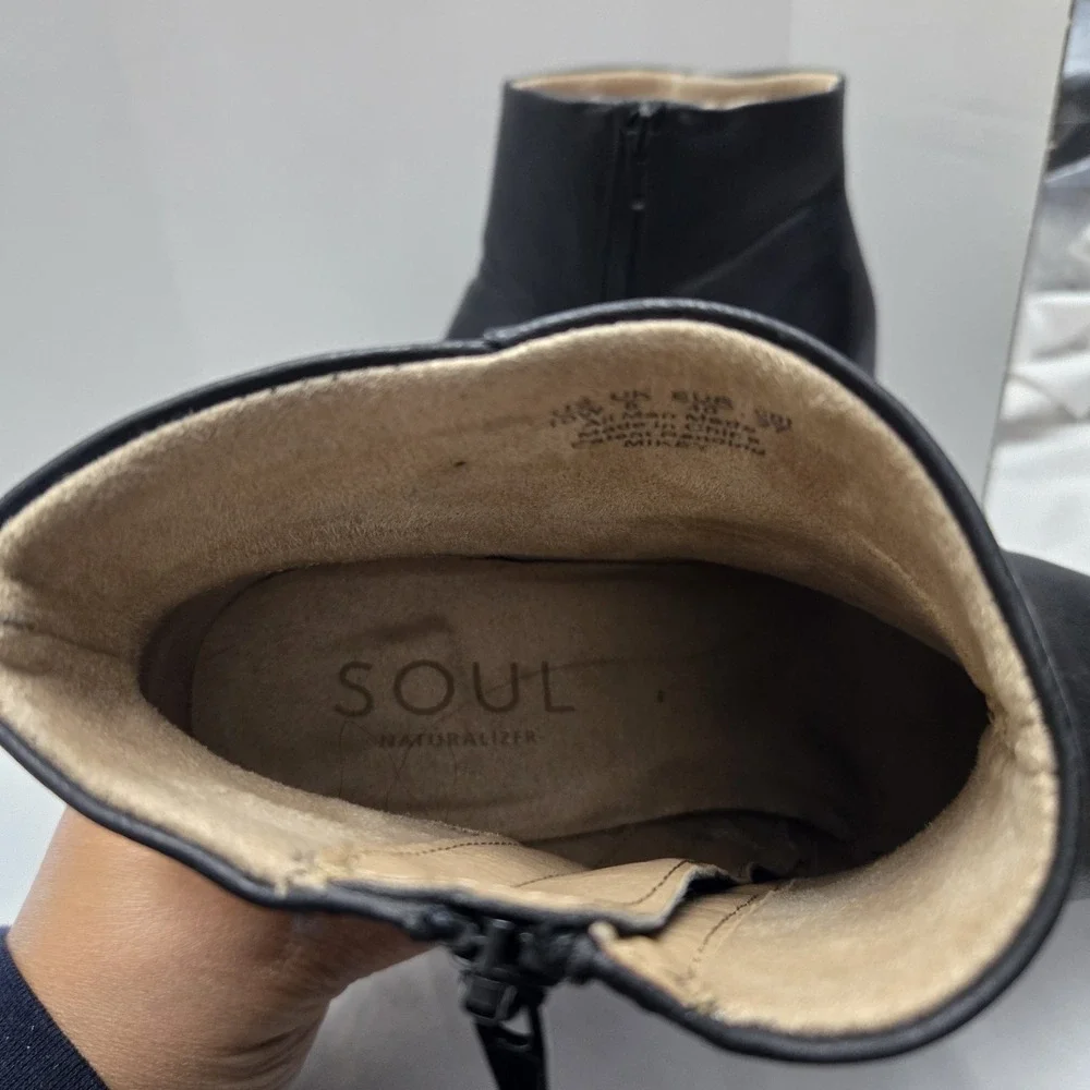 Soul Naturalizer Mikey‎ Boots Black Women's 10W Western Cowgirl City Career Boho